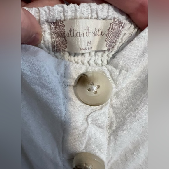 ALTAR’D STATE Midi White Sleeveless Dress - Picture 4 of 6